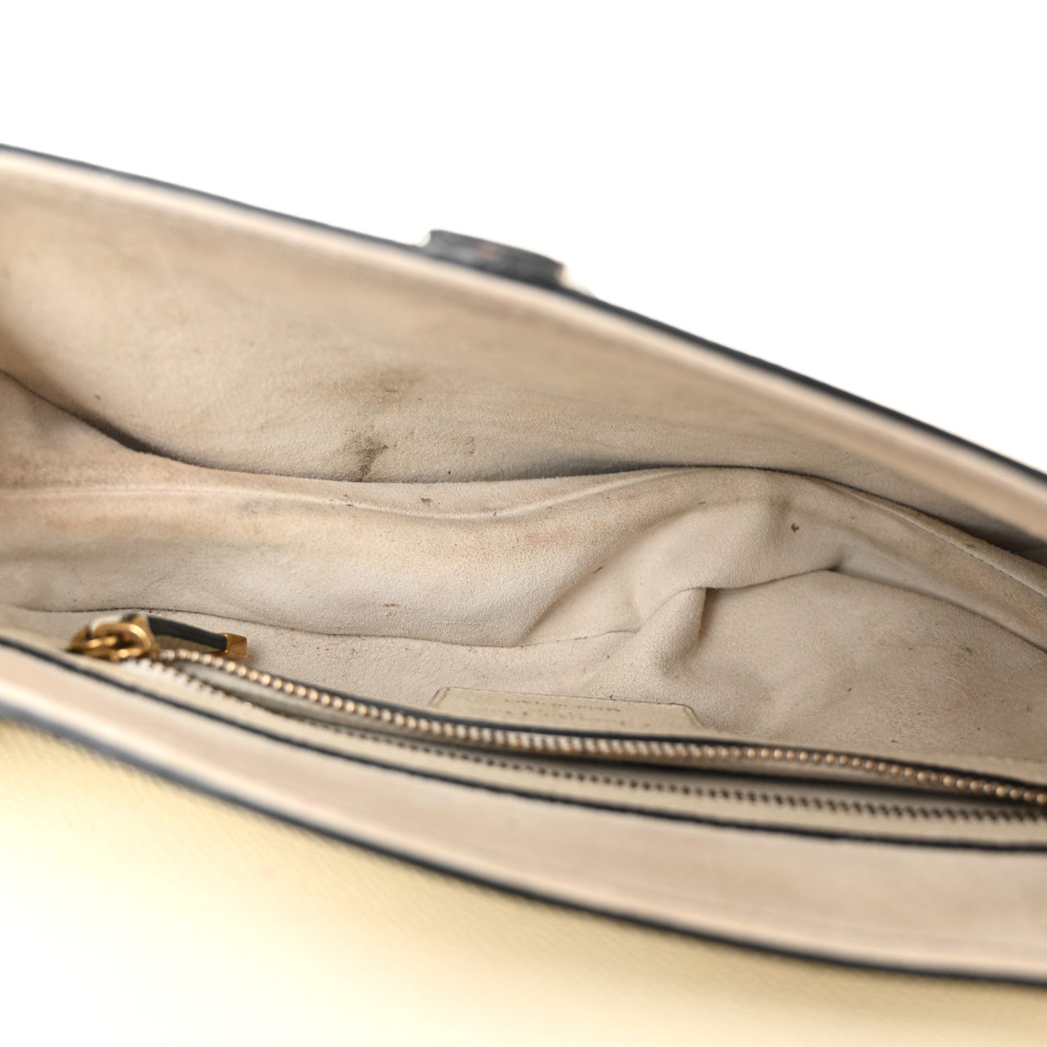 Christian Dior Grained Calfskin Saddle Bag With Strap Latte 5 of 15