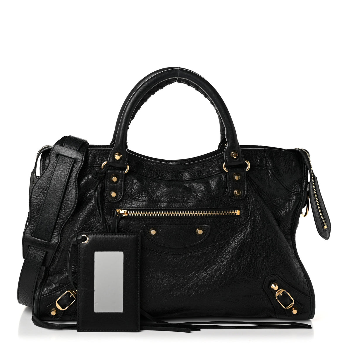 Balenciaga Agneau Classic Gold Hardware City Black 3 of 12