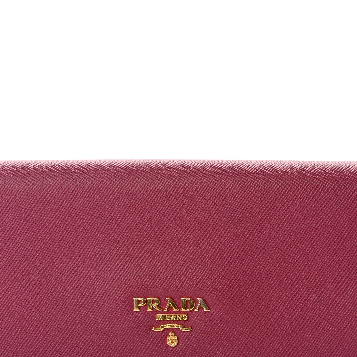 Prada Saffiano Metal Continental Flap Wallet Ametista 8 of 13