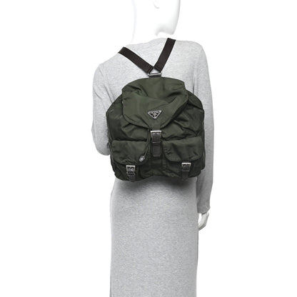 Prada Tessuto Nylon Vela Small Backpack Fumo 2 of 9