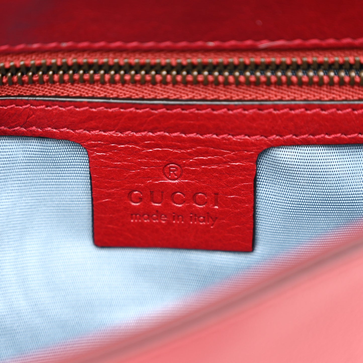 Calfskin Diagonal GG Medium Thiara Double Envelope Shoulder Bag Black Red