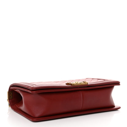Chanel Lambskin Quilted New Medium Boy Flap Red 4 of 11