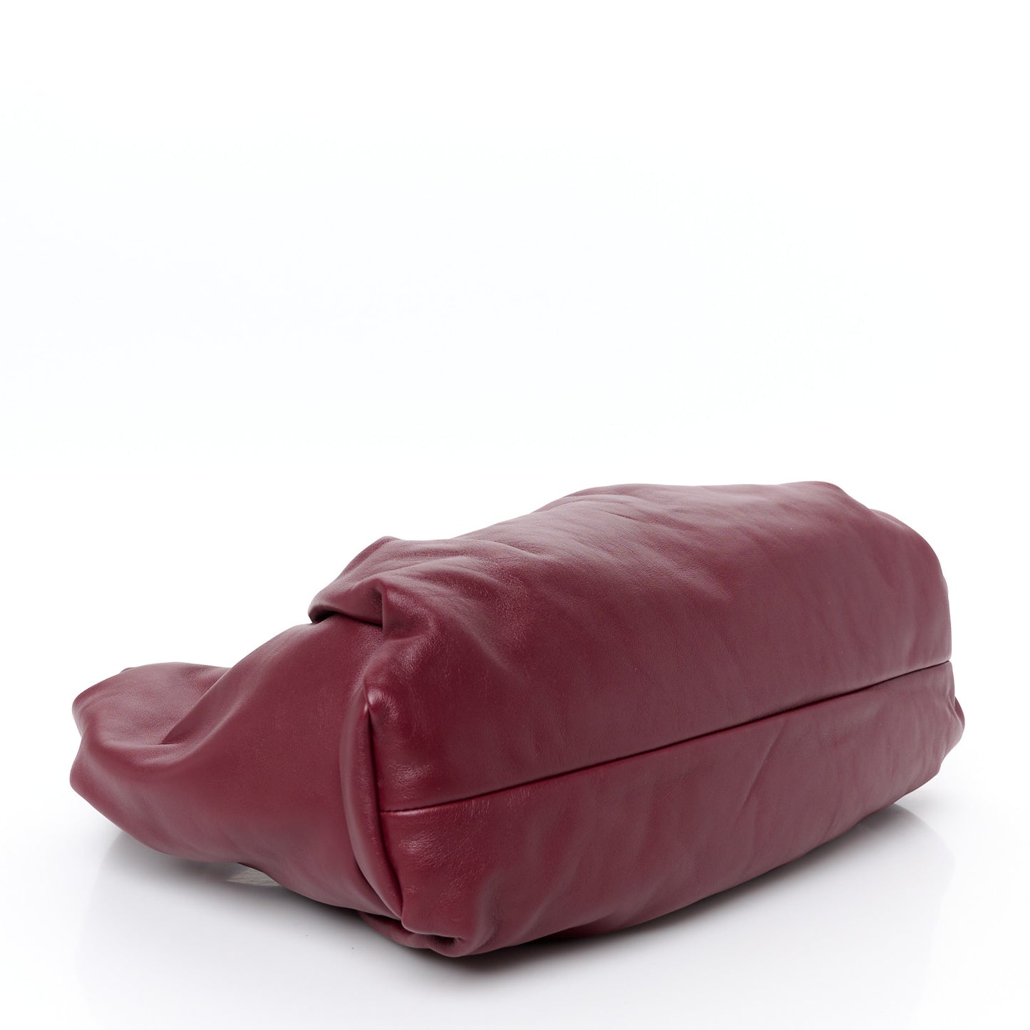 Smooth Butter Calfskin Small The Shoulder Pouch Dark Red