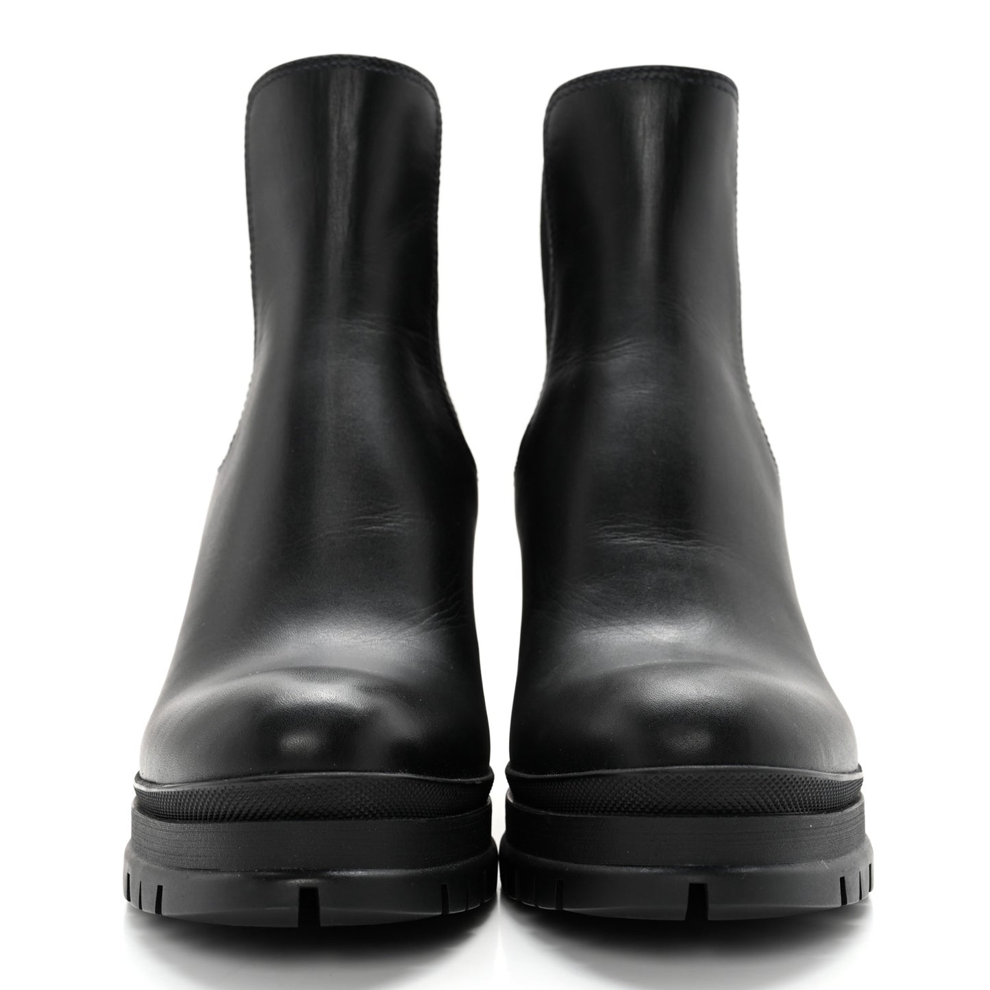 Vitello Montana Lug Sole Chelsea 55mm Boots 40.5 Black