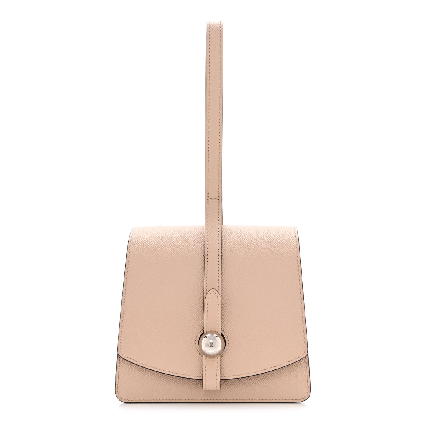 Carat Calfskin Madeleine Clutch Powder Peach
