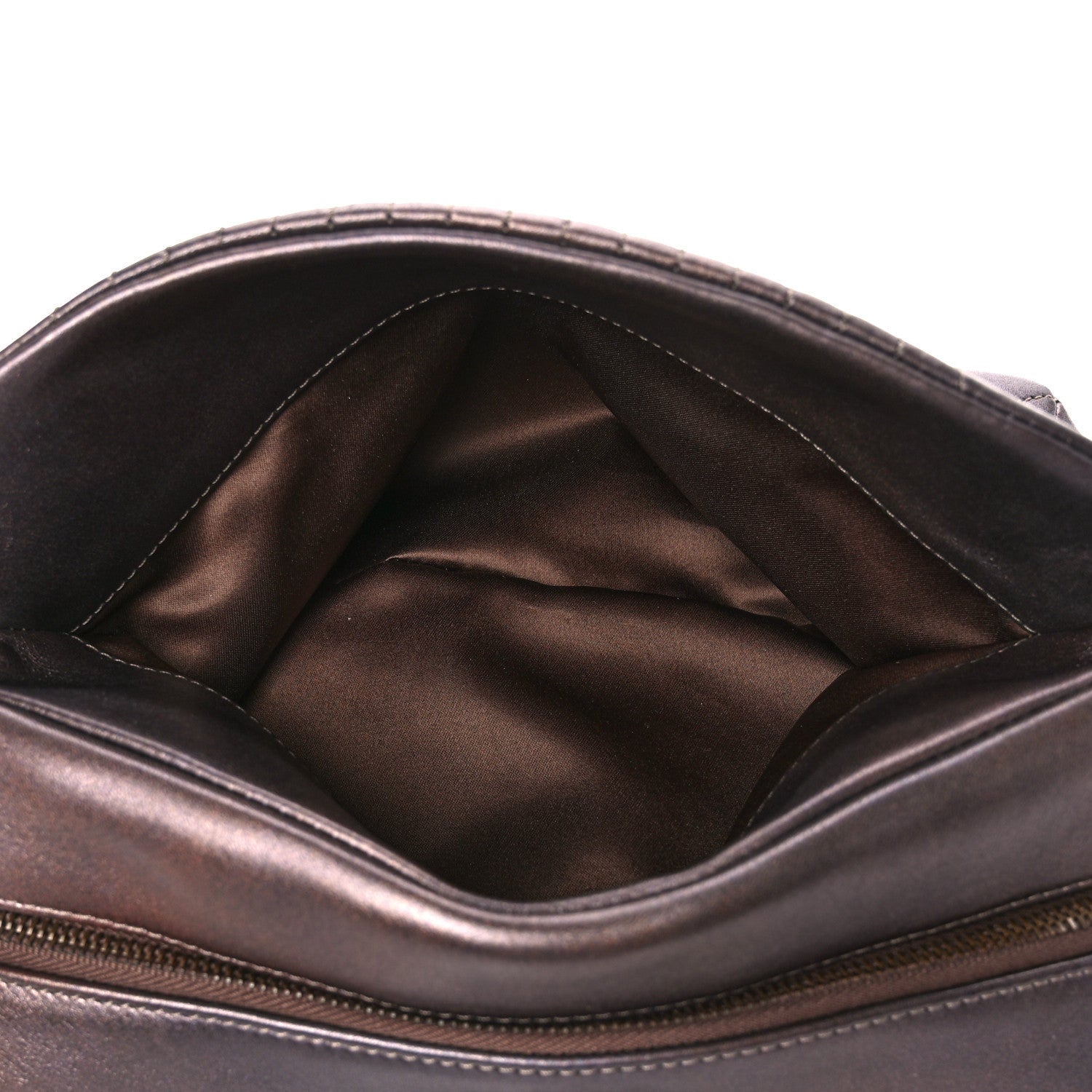 Chanel Metallic Lambskin Paris Shanghai Quilted Tote Kahki 5 of 12
