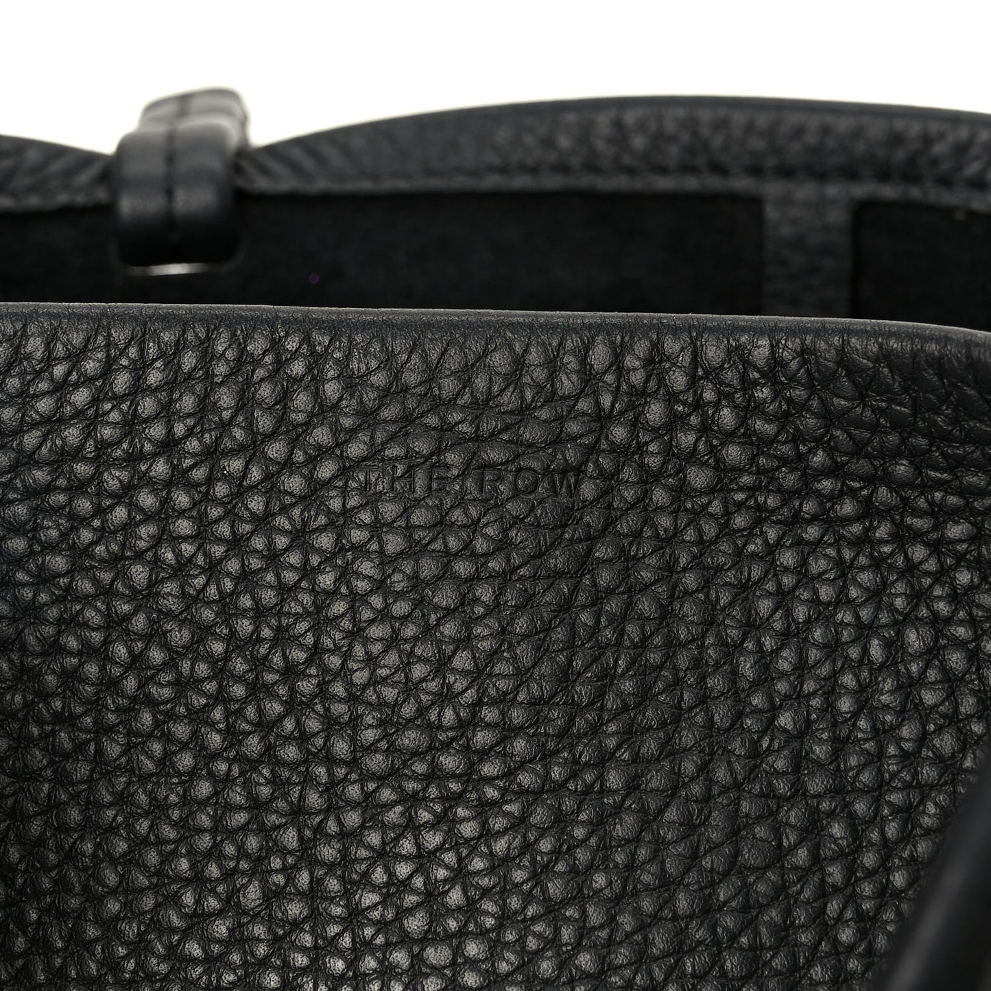 Grained Calfskin Small Park Tote Black