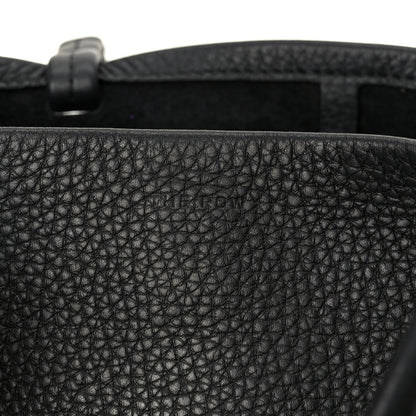 The Row Grained Calfskin Small Park Tote Black 6 of 9
