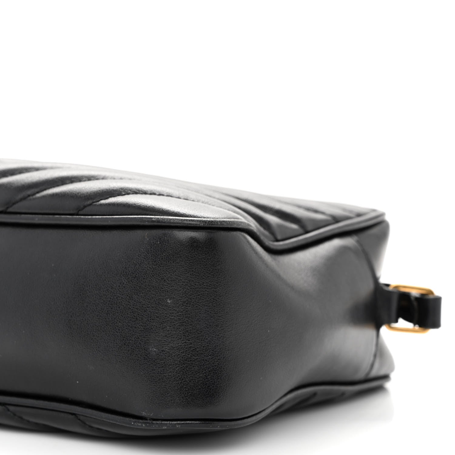 Saint Laurent Calfskin Matelasse Monogram Lou Camera Bag Black 10 of 15