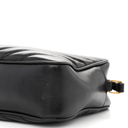 Saint Laurent Calfskin Matelasse Monogram Lou Camera Bag Black 10 of 15