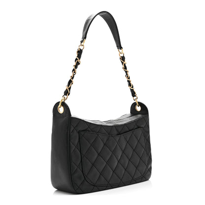Chanel Caviar Quilted Timeless CC Shoulder Bag Black 3 of 10