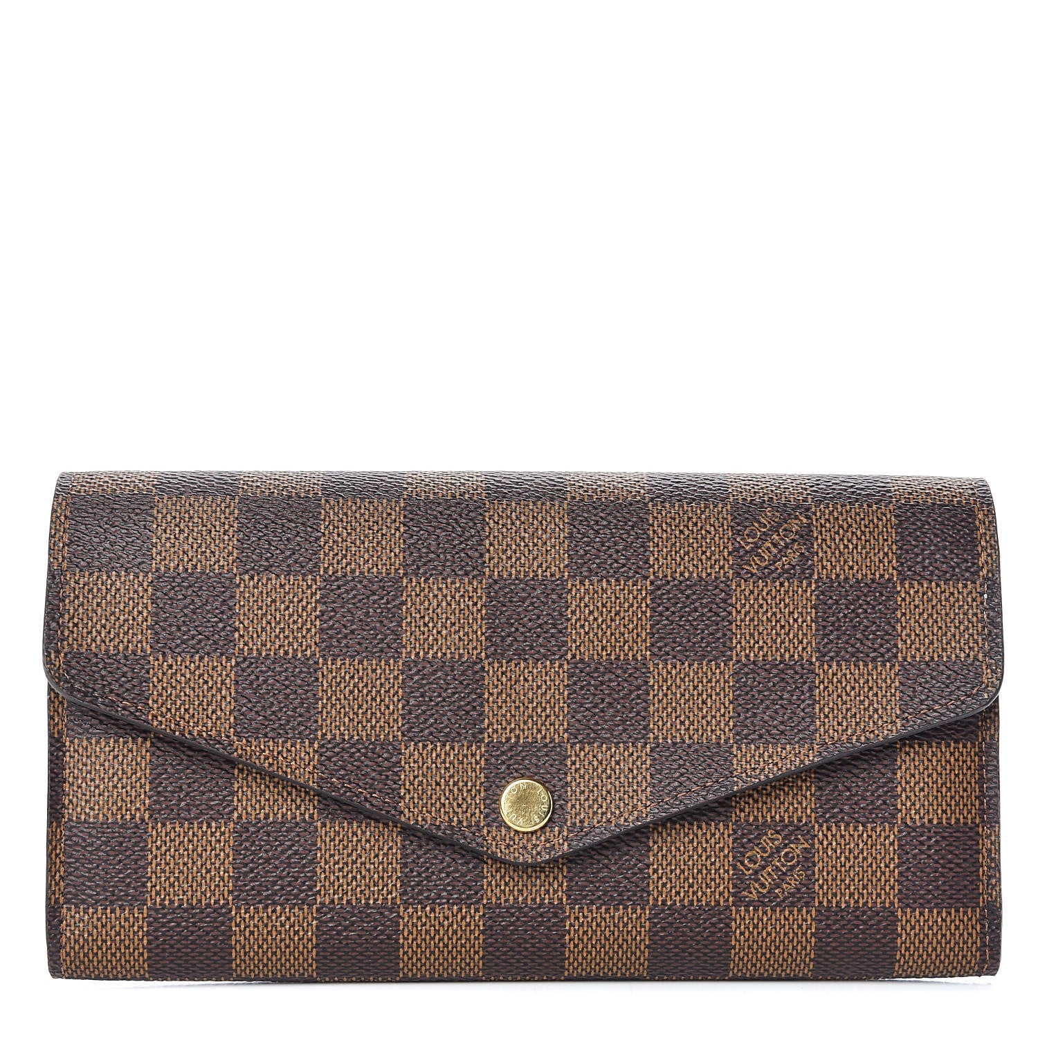 Louis Vuitton Damier Ebene Sarah Wallet NM 1 of 8