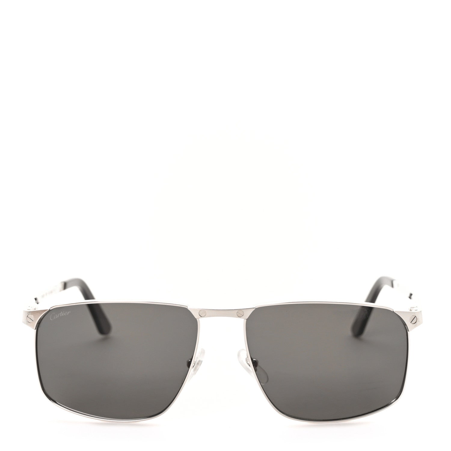 Cartier Metal Pilot Sunglasses CT0322S Silver 2 of 8