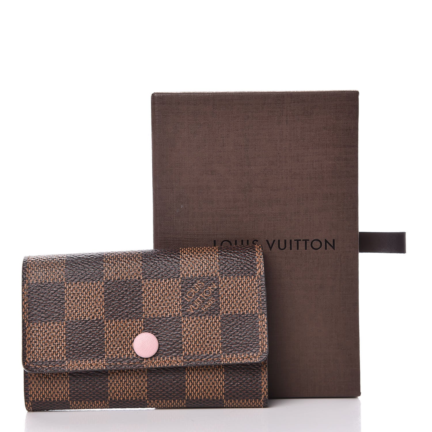 Louis Vuitton Damier Ebene Multicles 6 Key Holder Rose Ballerine 8 of 8