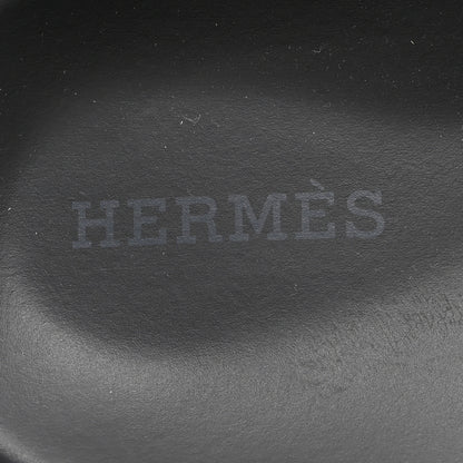 Hermes Calfskin Womens Chypre Sandals 38 Black 7 of 12
