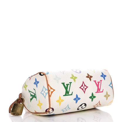 Louis Vuitton Monogram Multicolor Mini Sac HL Speedy White 4 of 10