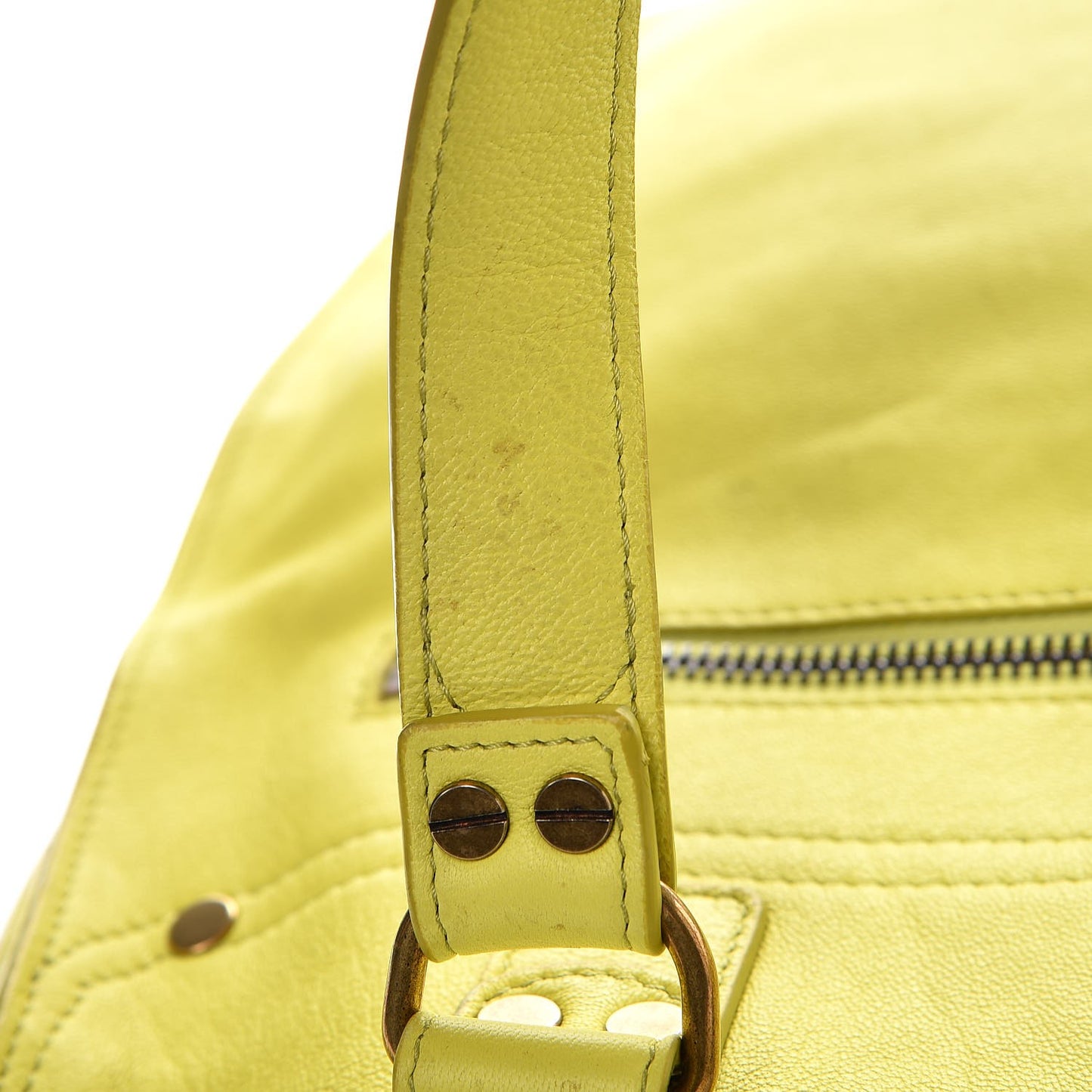 Lambskin PS1 Tote Citron