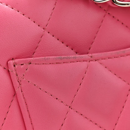Chanel Lambskin Quilted Mini Rectangular Flap Pink 11 of 13