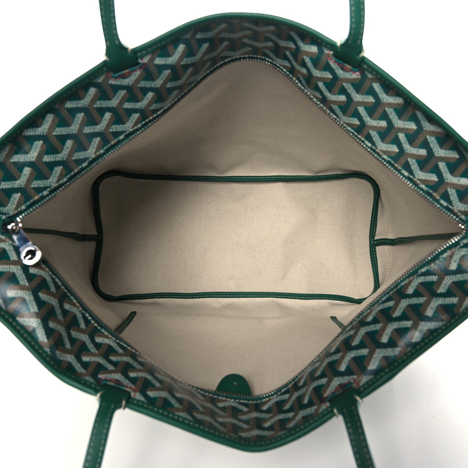 Goyard Goyardine Artois MM Green 5 of 9