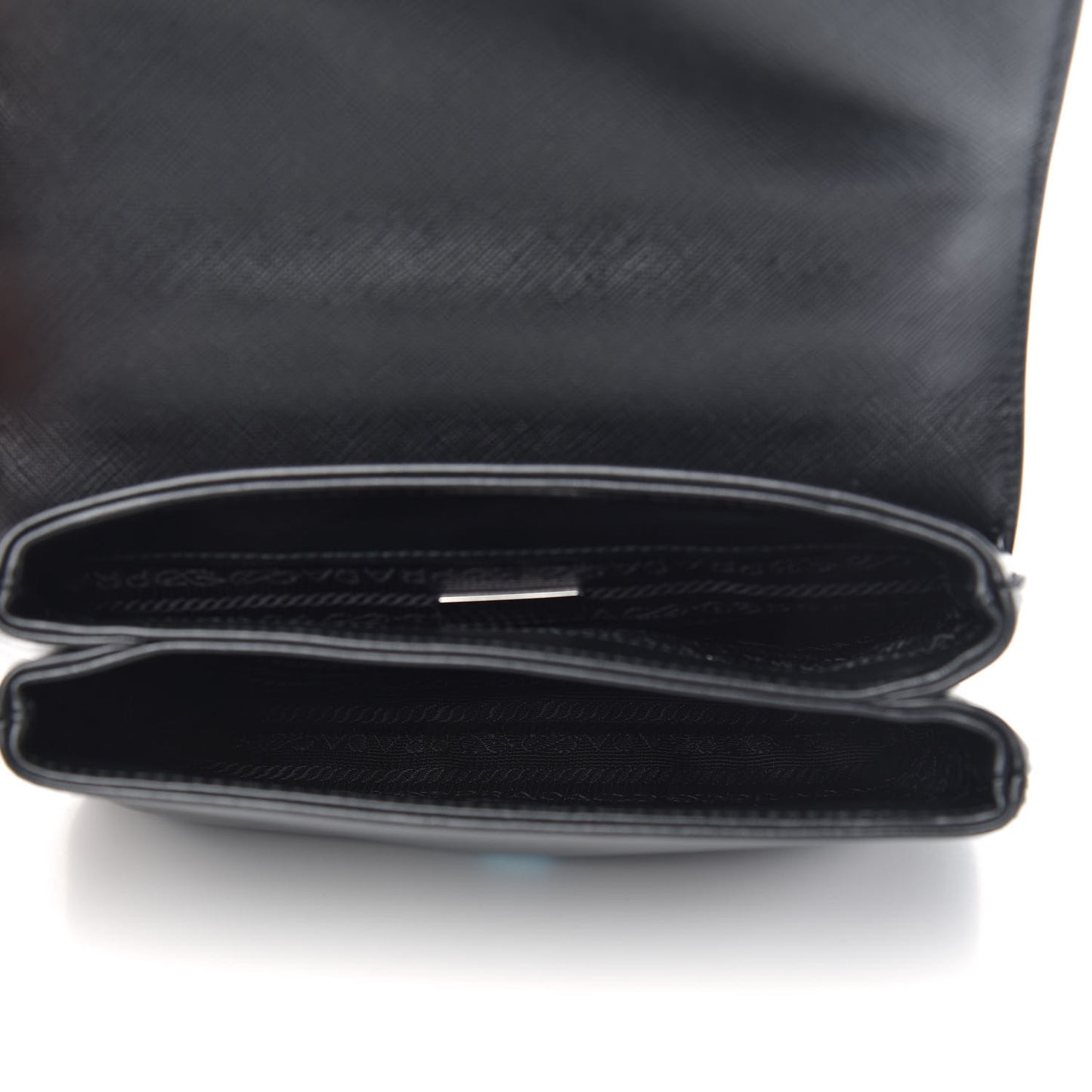 Saffiano Flap Bag Black