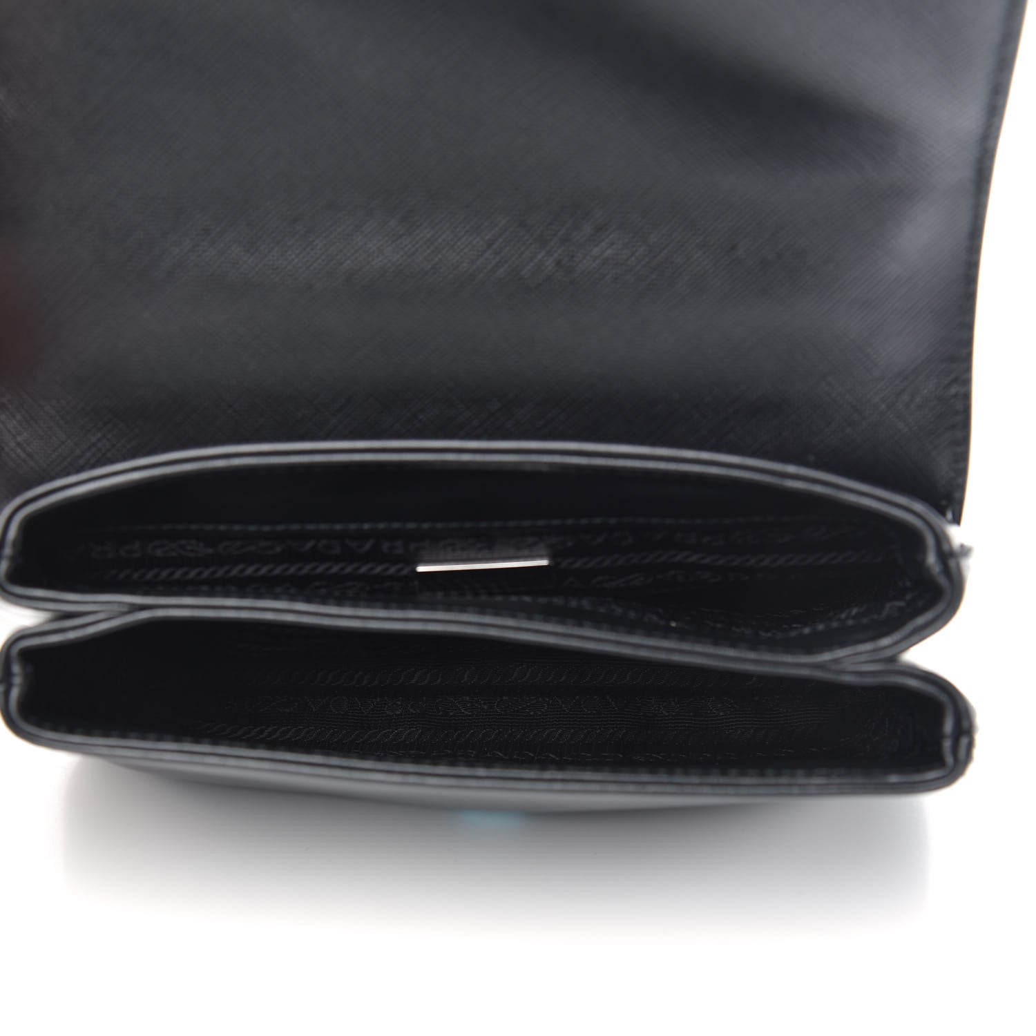 Prada Saffiano Flap Bag Black 5 of 8