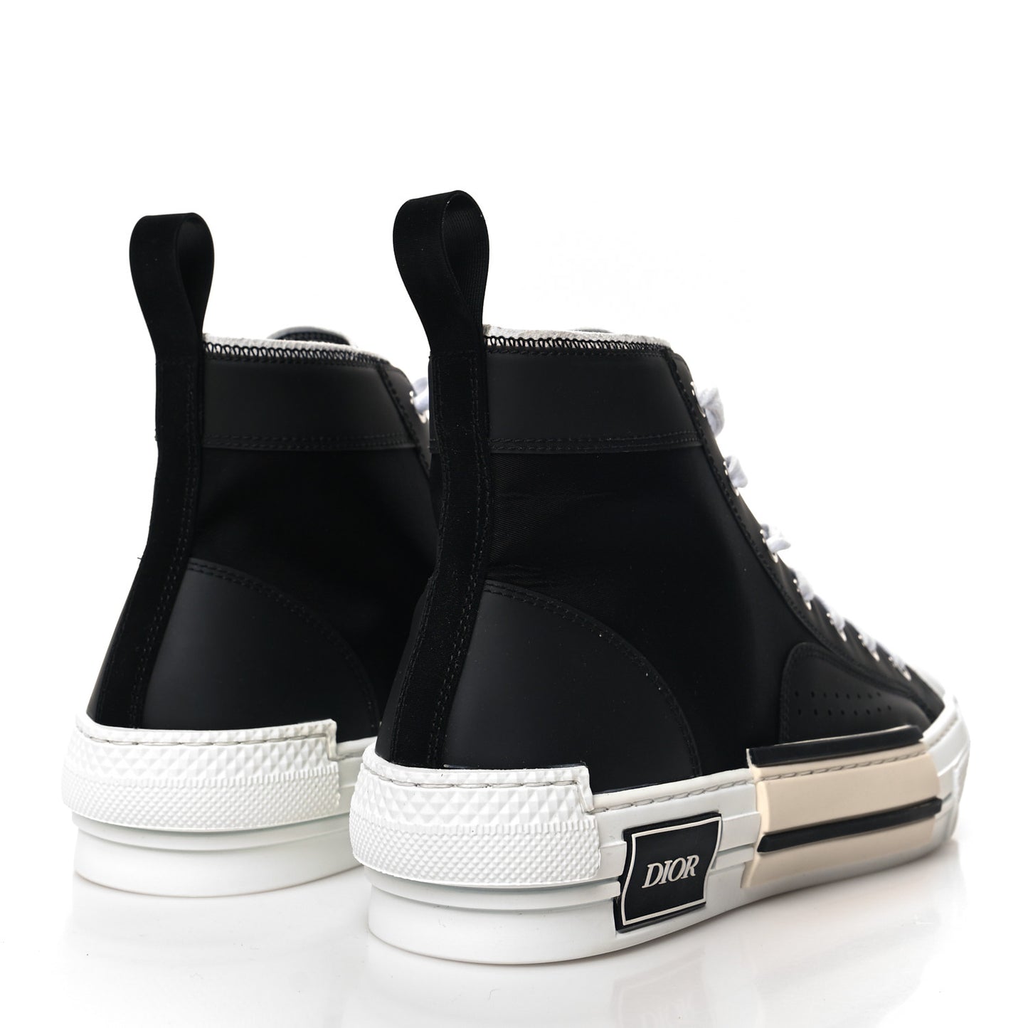 Oblique Kumo Mens B23 High Top Sneakers 40.5 Black Beige