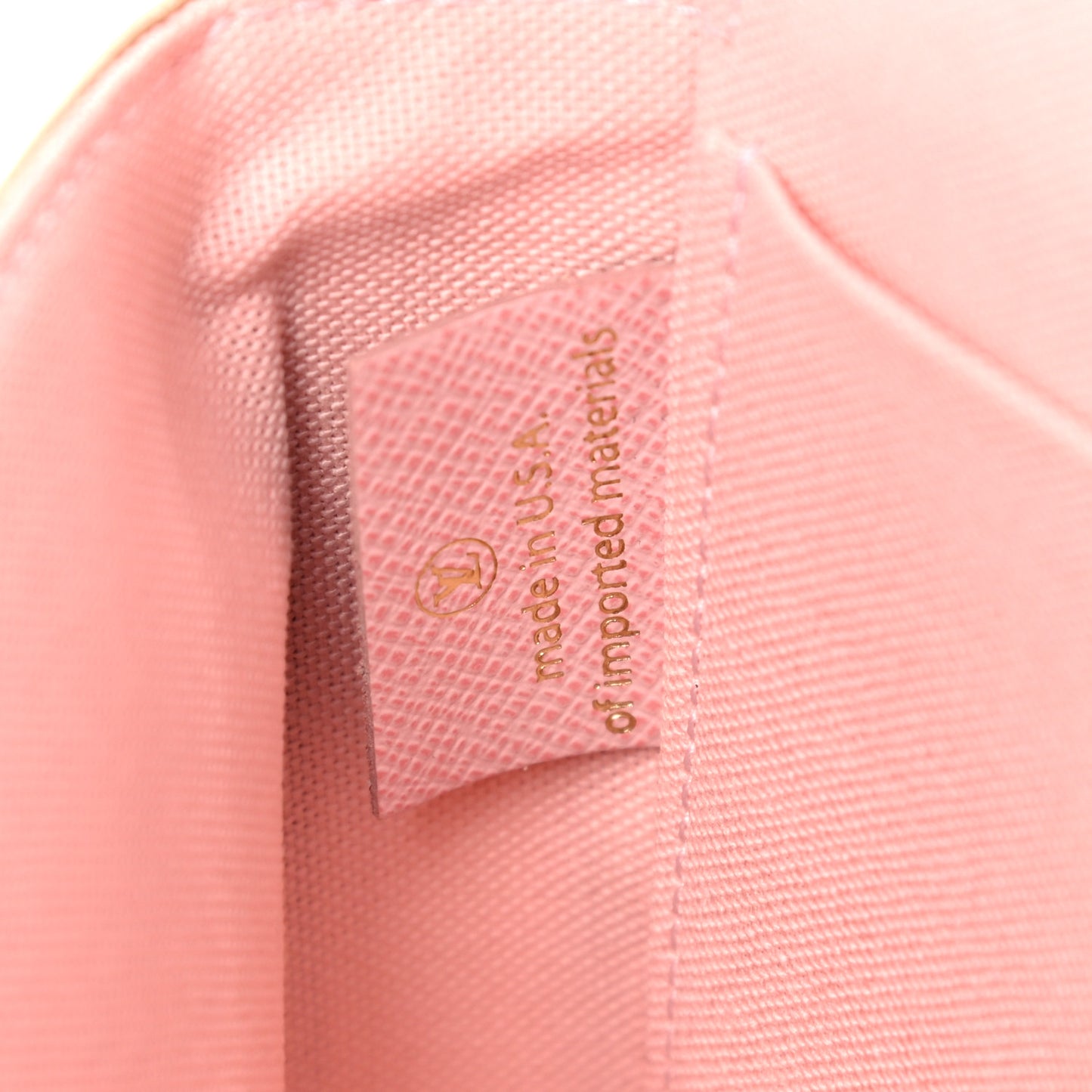 Damier Azur Pochette Felicie Chain Wallet Rose Ballerine