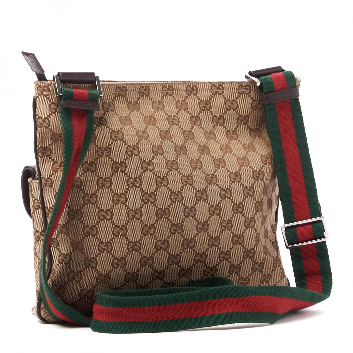 Gucci Monogram Signature Web Small Messenger Brown 3 of 10