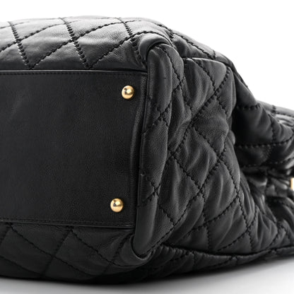 Chanel Calfskin Quilted Large Retro Chain Tote Black 10 of 18