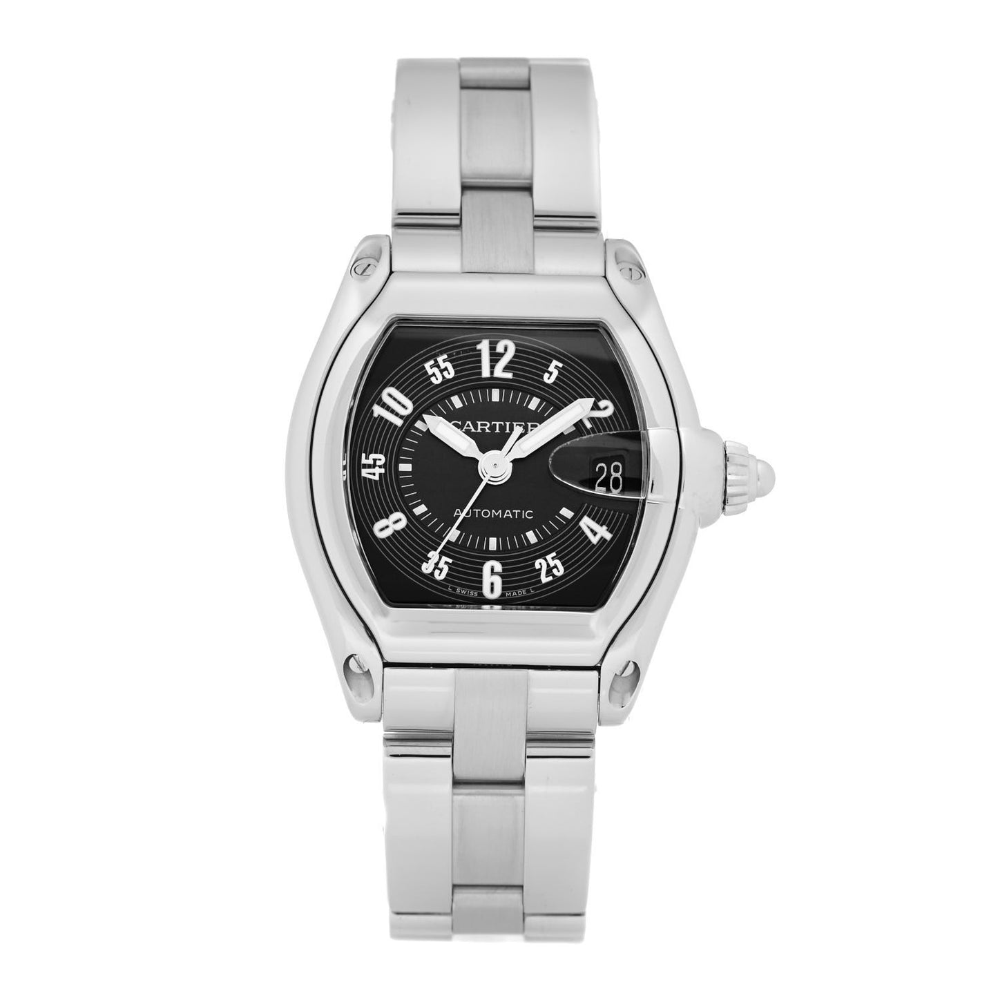 Stainless Steel 37mm Roadster Automatic Watch Black