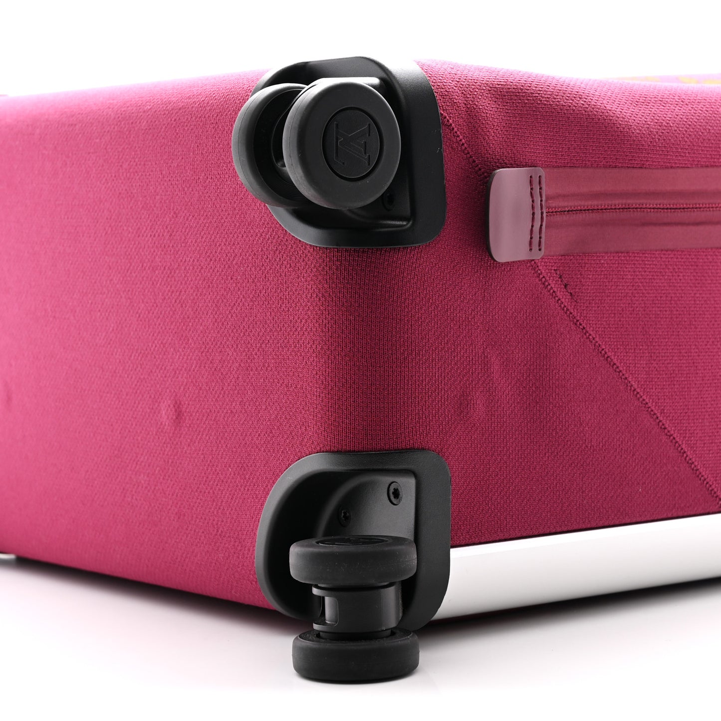 Knit Monogram Horizon Soft 55 Suitcase Fuchsia