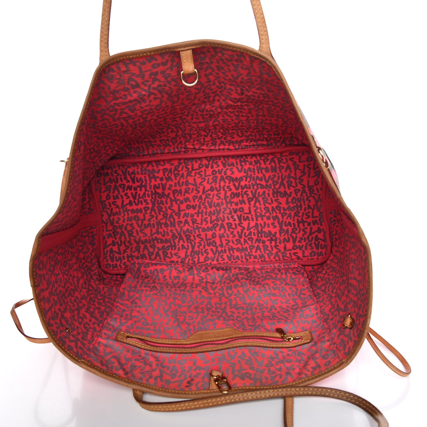 Monogram Graffiti Neverfull GM Fuchsia