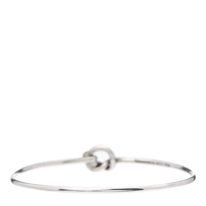 Tiffany Sterling Silver 18K Yellow Gold Knot Bracelet 3 of 6