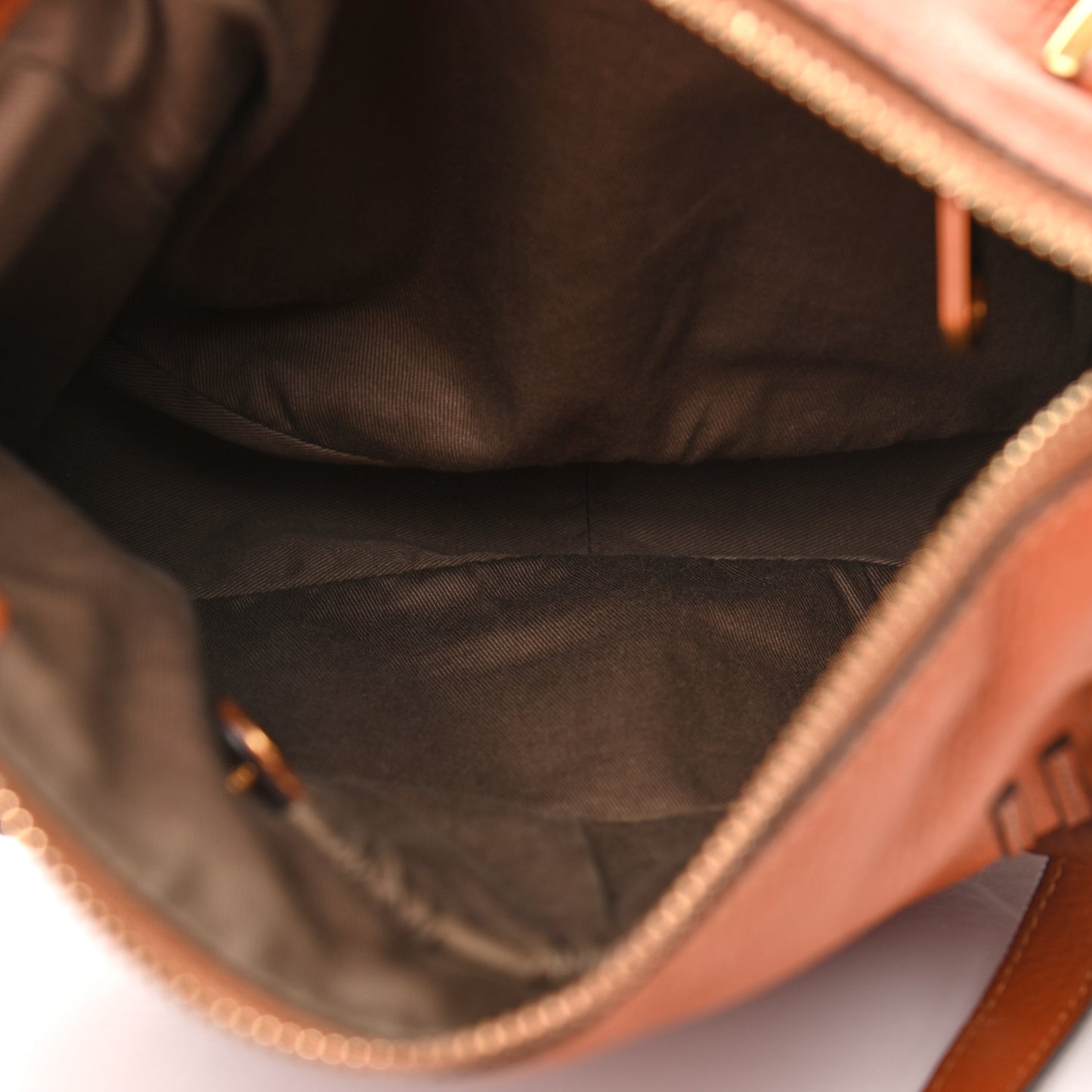 Calfskin Medium Marcie Satchel Tan
