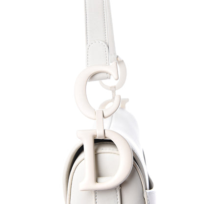 Christian Dior Ultra Matte Calfskin Saddle Bag Off White 12 of 13