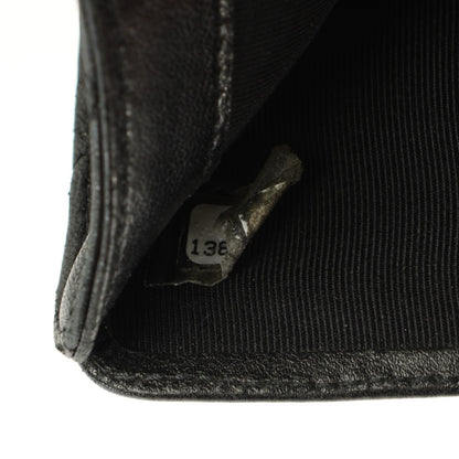 Chanel Lambskin Quilted Mademoiselle Compact Wallet Black 8 of 9
