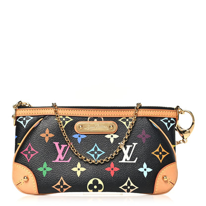 Louis Vuitton Monogram Multicolor Pochette Milla MM Black 1 of 8