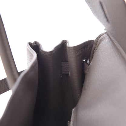Hermes Togo Birkin 25 Etain 18 of 34