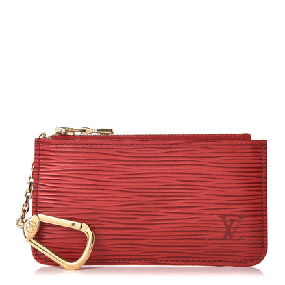 Louis Vuitton Epi Key Pouch Castillan Red 1 of 6