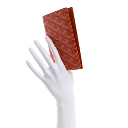 Goyard Goyardine Passport Holder Orange 2 of 7