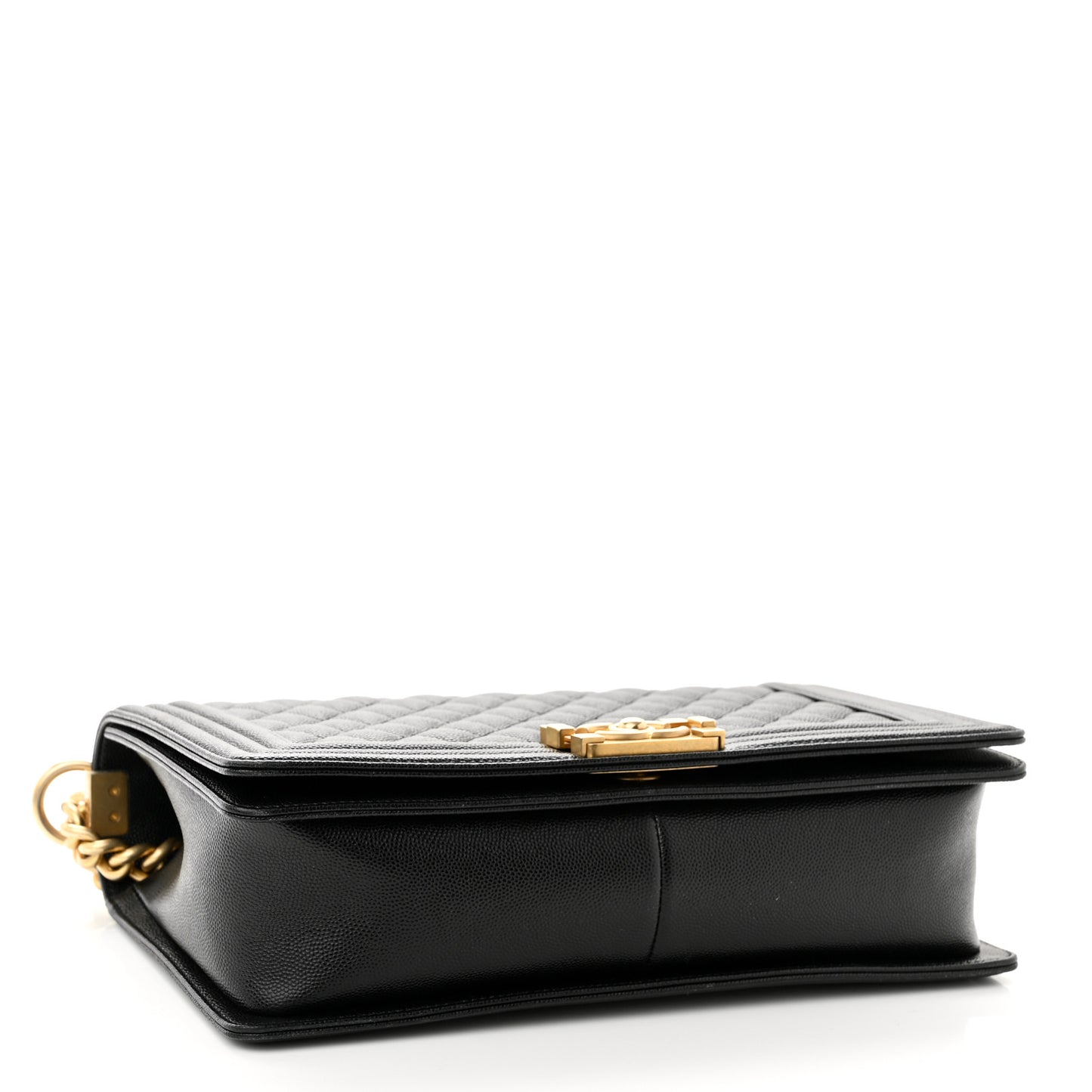 Caviar Quilted New Medium Boy Flap Black