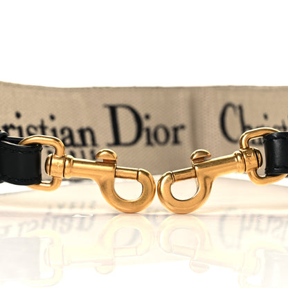 Christian Dior Canvas Embroidered Shoulder Strap Rose Multicolor 5 of 6
