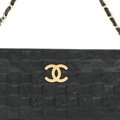 Chanel Lambskin Precious Symbols Pochette Black 8 of 10
