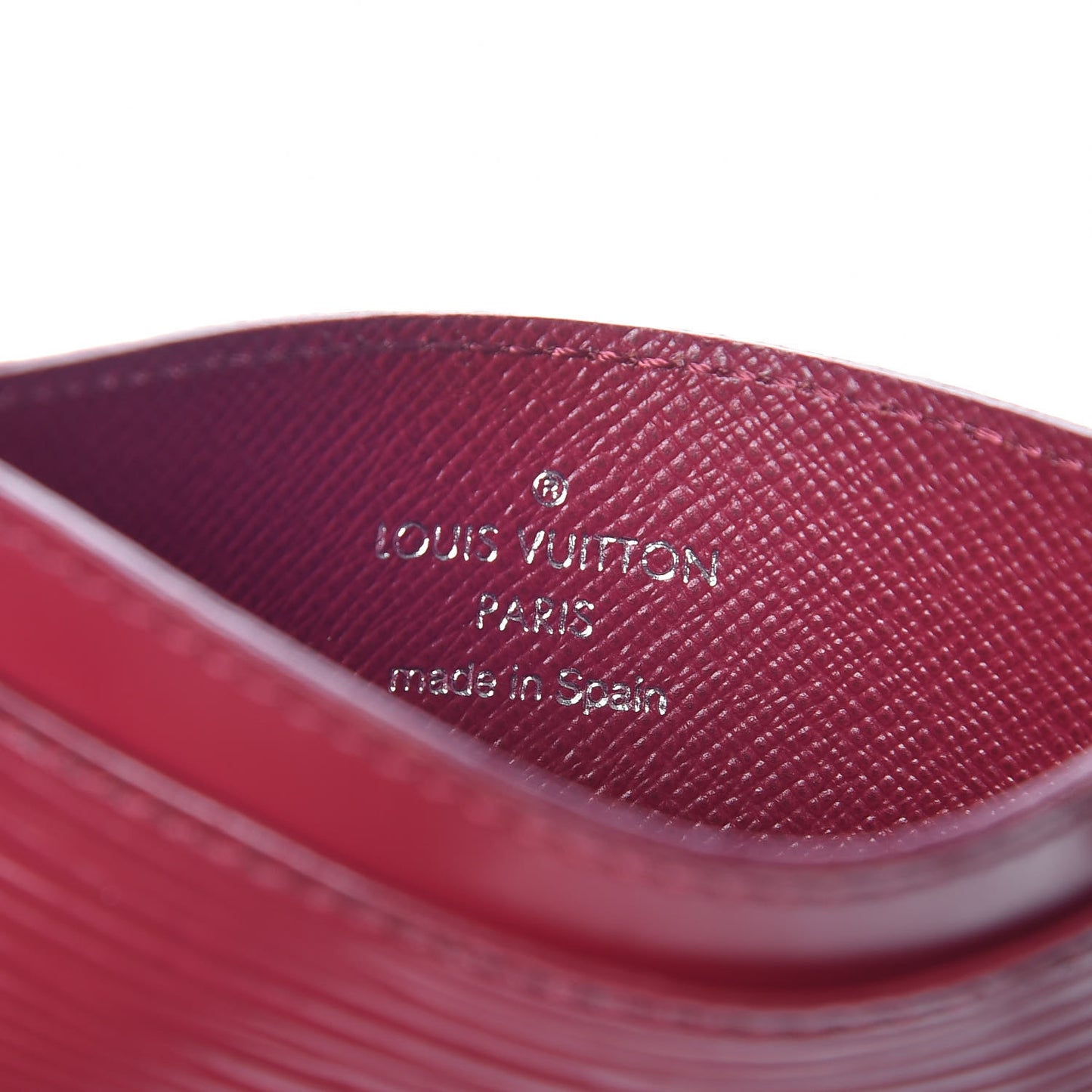 Epi Card Holder Fuchsia