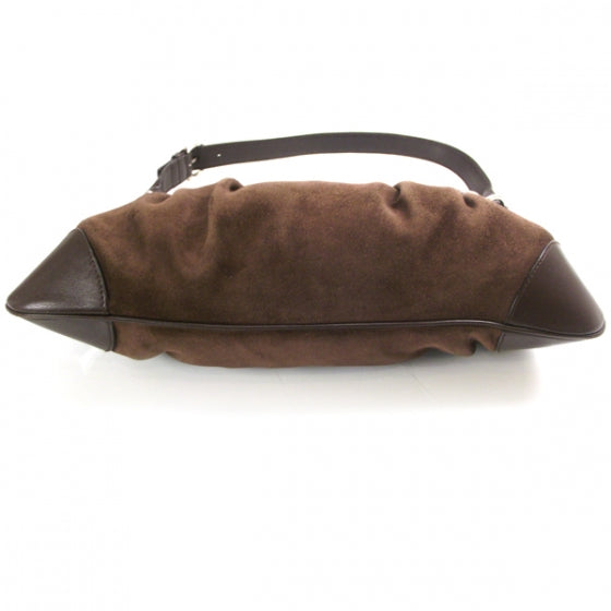 FASHIONPHILE SALVATOREFERRAGAMOSuedeSmallMarisaBrown 4 of 9