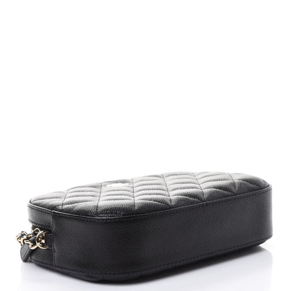 Chanel Caviar Quilted Vanity With Chain Black 3 of 4