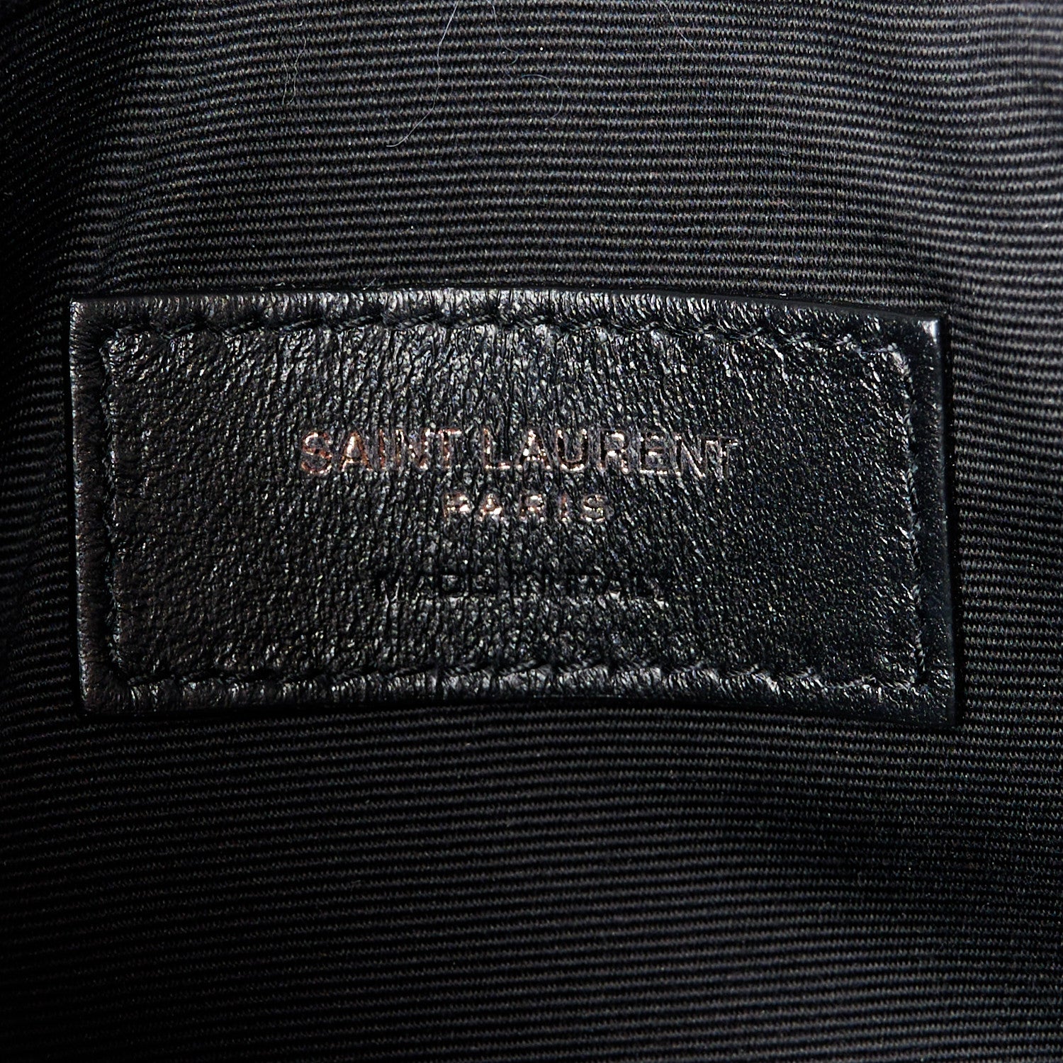 Saint Laurent Grain De Poudre Uptown Pouch Black 6 of 10