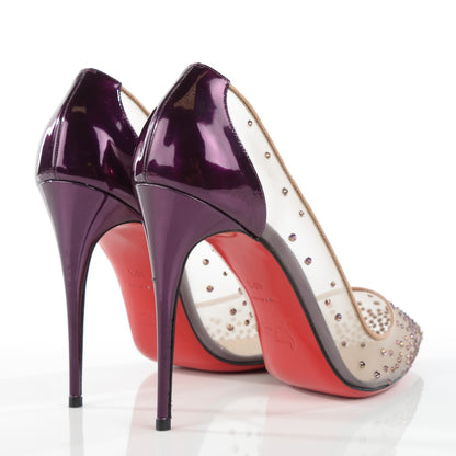 Christian Louboutin Strass Follies 100 Pumps 40.5 Cosmos 4 of 8