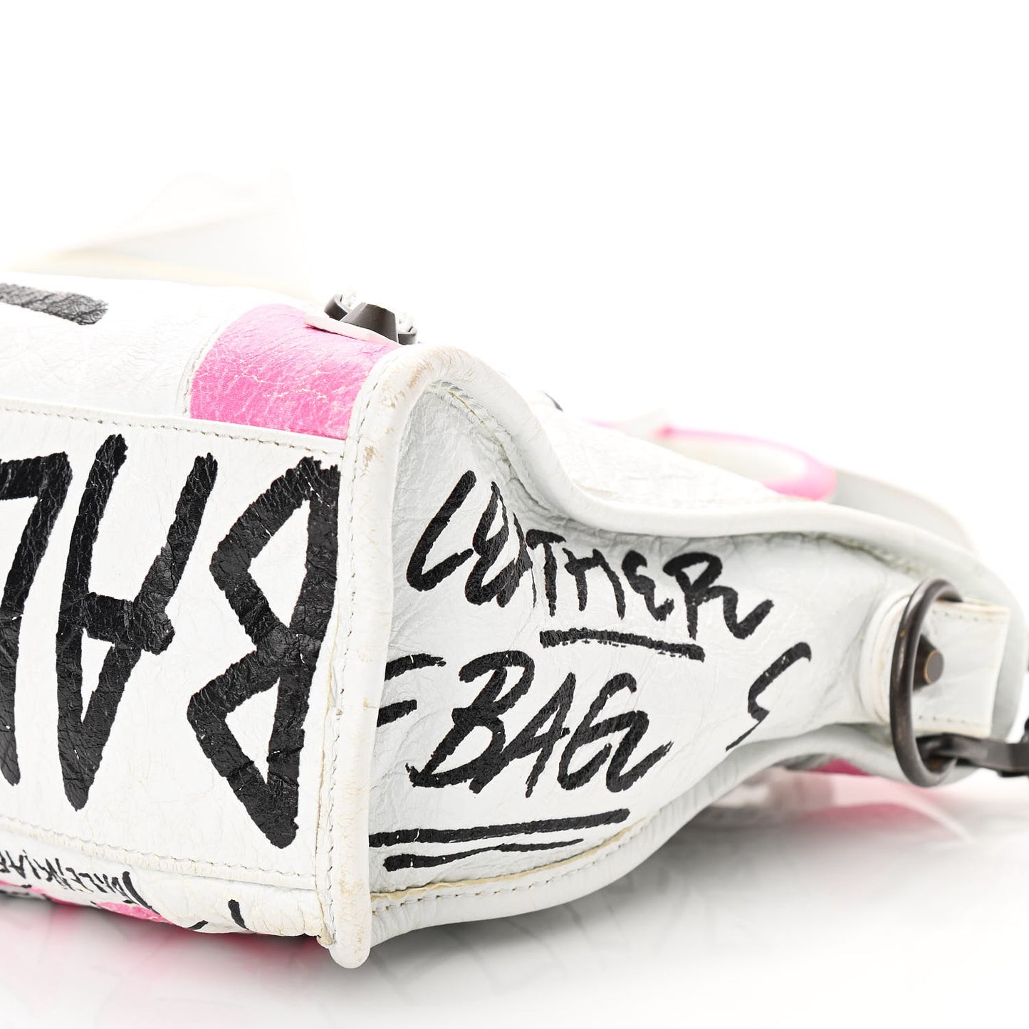 Agneau Graffiti All Over Classic Hardware S City White Multicolor