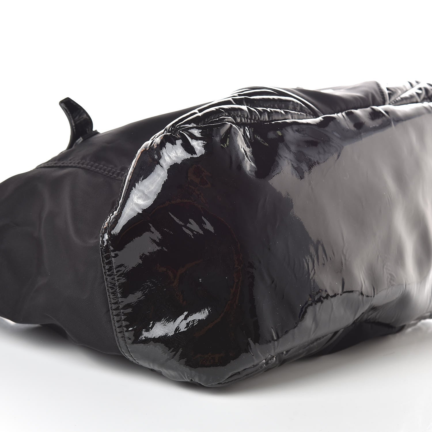 Burberry Nylon Patent Tote Black 8 of 9